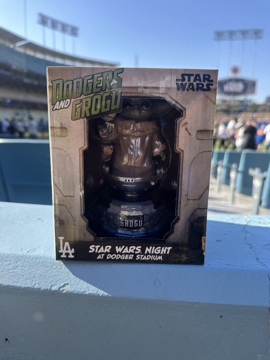 STAR WARS Grogu Dodgers Bobblehead SGA Star Wars Night 5/14/26 In