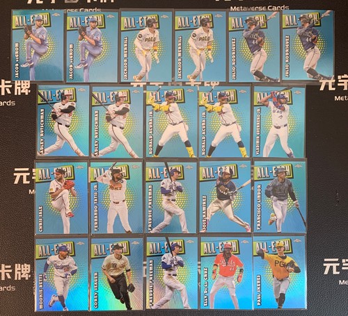 2025 Topps Chrome All-Etch Lot 21 Rutschman Merrill Tatis Sale Lindor Skenes