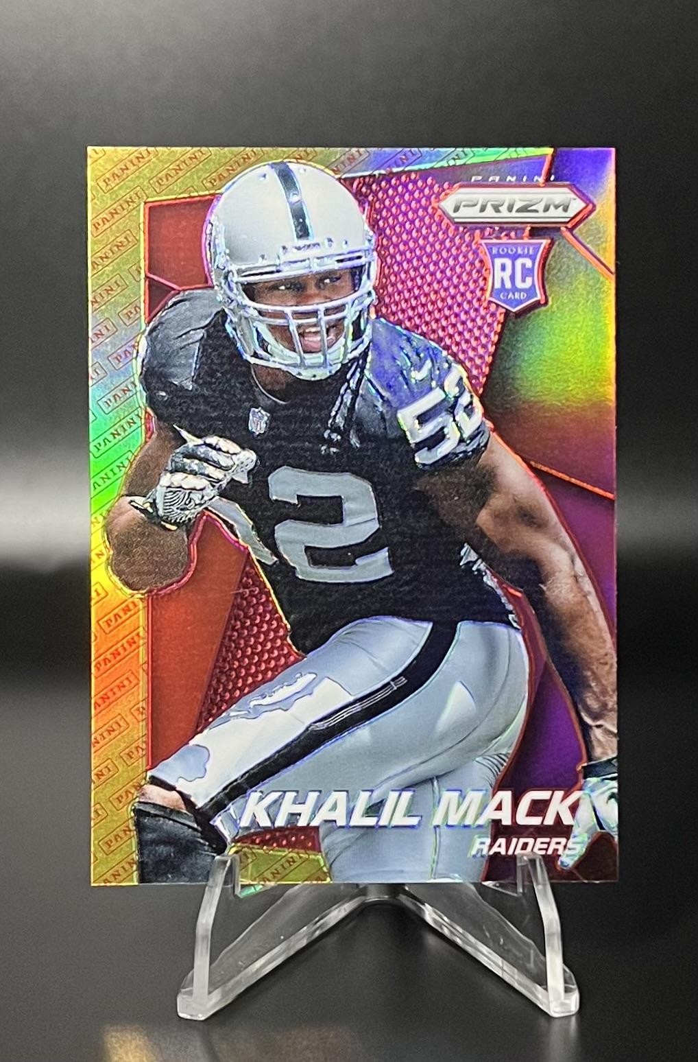 2014 Panini Prizm #218 - Khalil Mack Rookie Panini Logo Prizm RC