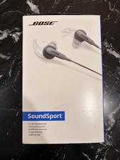 Bose SoundSport In-Ear Wired Headphones Gray – With Box & Manuals - USED