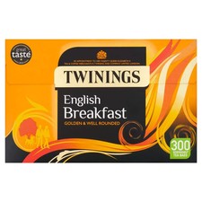 Twinings English Breakfast Tea Bags, 300 Pack 0.05 per strip
