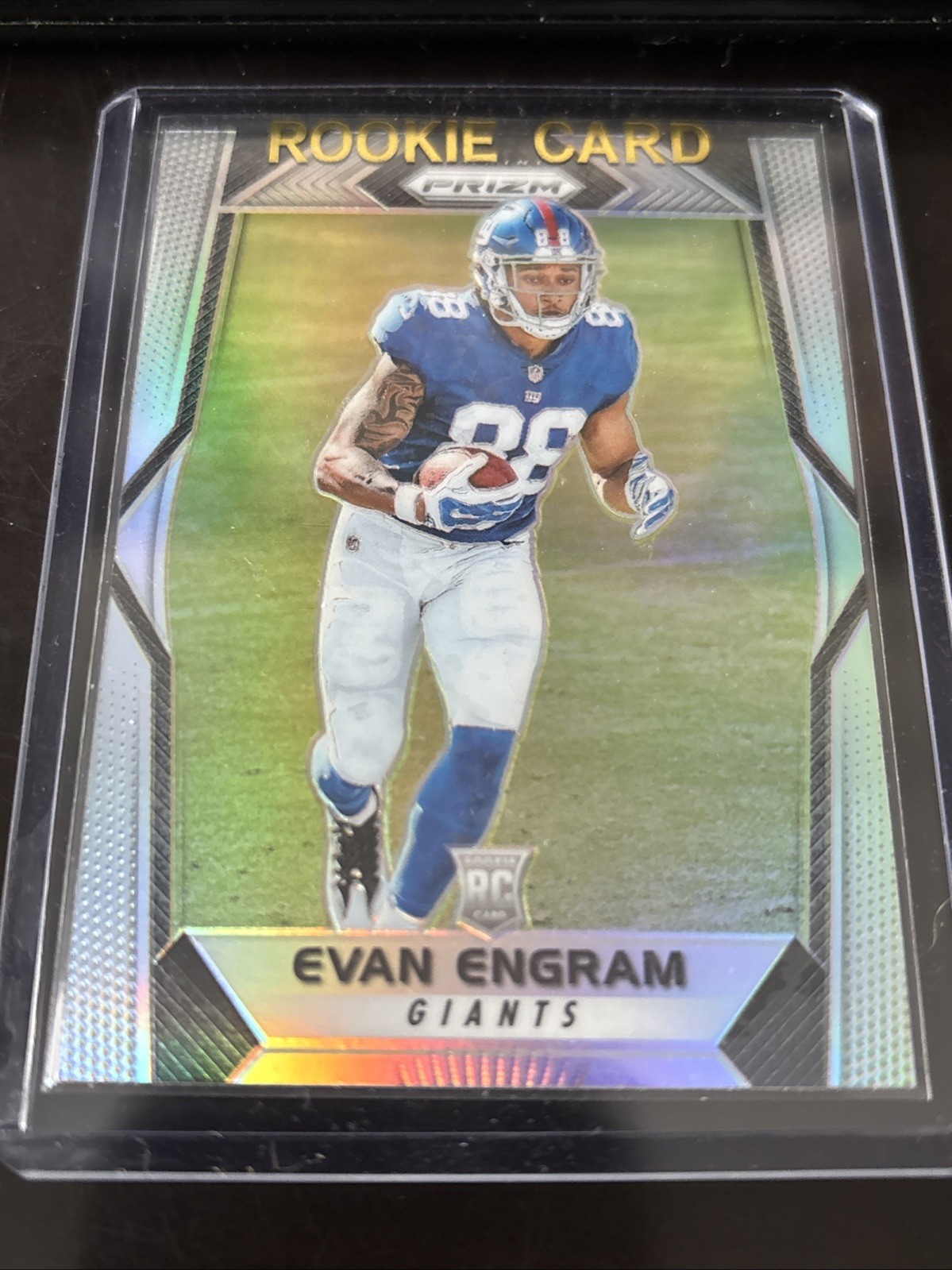 2017 Panini Prizm Evan Engram #299 Rookie Silver Prizm RC Card