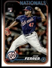 2024 Topps Jose Ferrer Rookie Washington Nationals #85