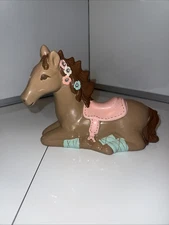 Target Pretty Pony Ceramic Piggy Bank Horse Circo Retired Girls Room Decor
