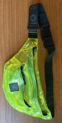 American Eagle Outfitters Yellow Transparent Hiking Waist Pack  