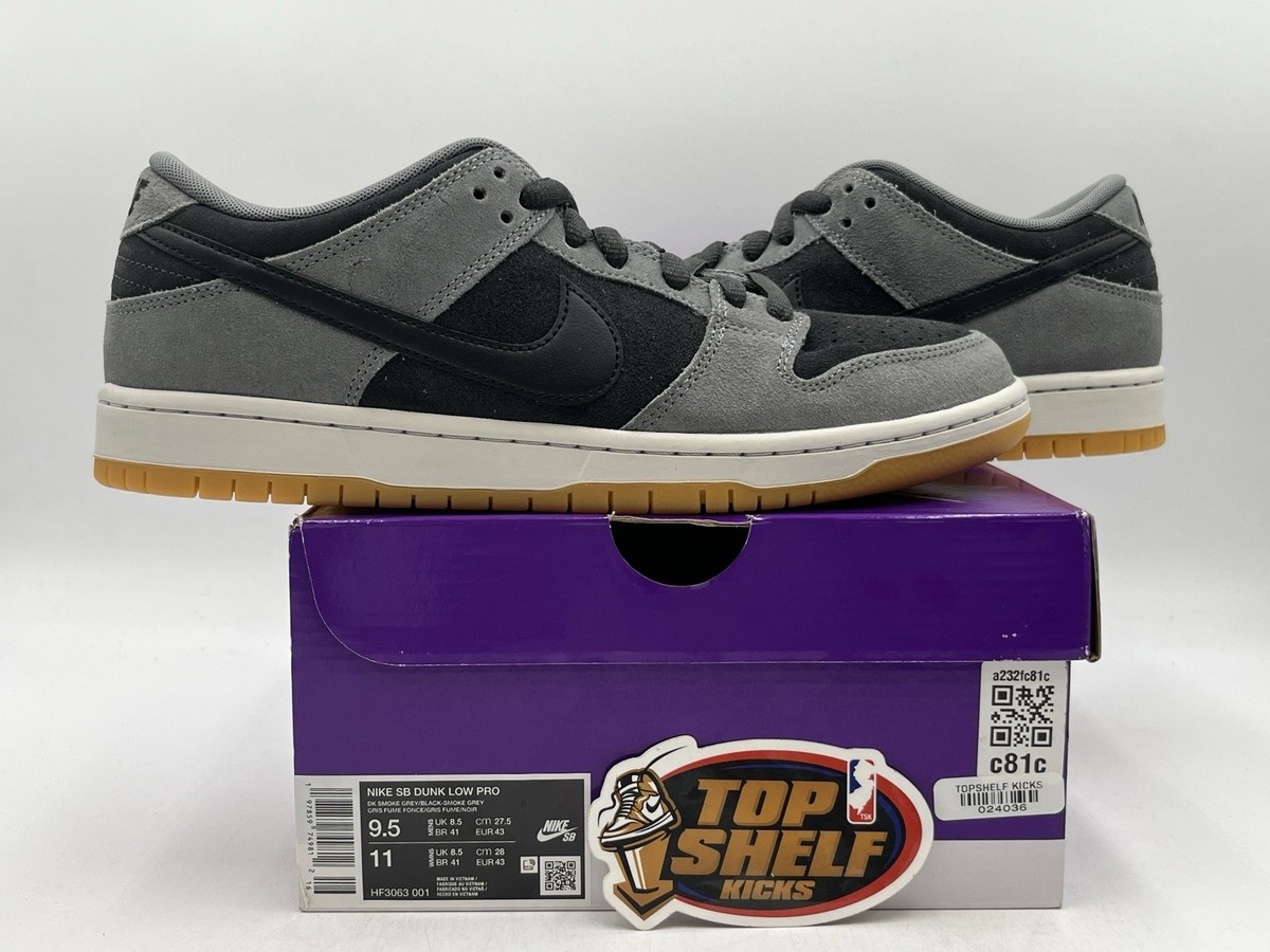 Nike Dunk SB Low Dark Smoke Grey Authentic Used Size 9.5