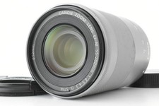 [No extra costs!] Canon ZOOM LENS EF-M 55-200mm F4.5-6.3 IS STM Silver Exc +++++