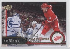 2014-15 Upper Deck UD Exclusives 56/100 Justin Abdelkader #316 0f8