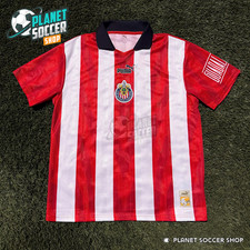 AUTHENTIC CHIVAS DE GUADALAJARA 2025 PUMA KING RETRO HOME FOOTBALL SOCCER JERSEY