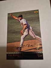 CAL RIPKEN JR 1996 UPPER DECK COLLECTION JUMBO GOLD FOIL SIGNATURE CARD #4