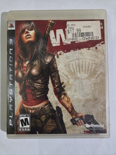 Wet PlayStation 3 Bethesda Shooter Action Manual Included 2009
