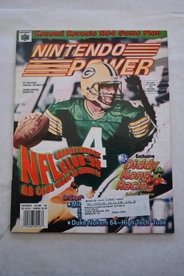 Nintendo Power Magazine Almost New  ISSUE 102 November 1997 NFL Quarterback Club