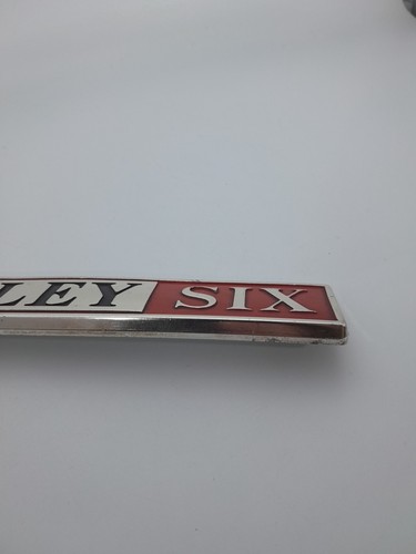 Vintage Wolseley Six Badge Metall Motor Car Body Badge - Bild 5 von 16