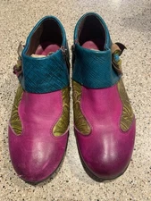 Socofy Women’s Artsy Boho Booties Size 9