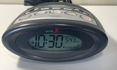 Zenith Z1233B Clock Radio-Fully Tested
