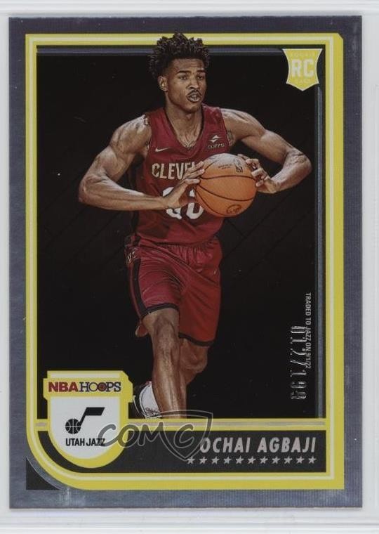 2022-23 Panini NBA Hoops Rookies Silver 12/199 Ochai Agbaji #244 16n7
