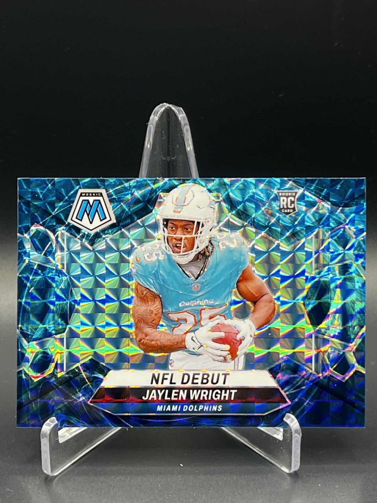 2024 Panini Mosaic NFL Debut Jaylen Wright #280 Genesis Mosaic (RC) CASE HIT