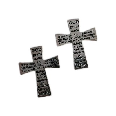 Serenity Prayer Pocket Cross 2 Pack