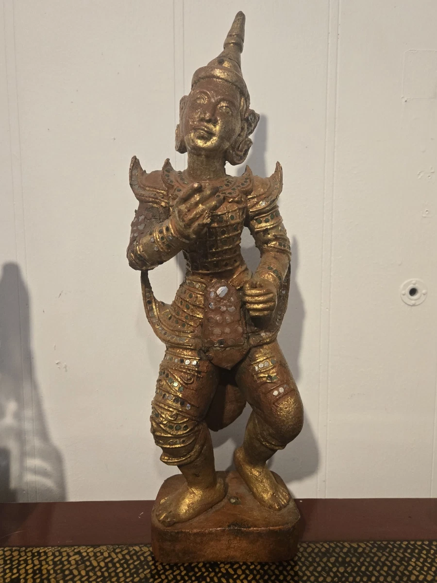 东南亚木制古董雕像| eBay