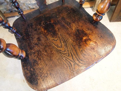 Chair stunning Victorian Windsor armchair Yew & Elm c1840 - Picture 14 of 14