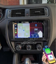 For 2010-2015 VW Jetta Car Stereo Android Auto Radio Carplay GPS WIFI SWC FM BT