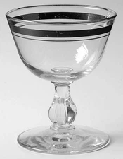 Libbey Glass Company Moonmist Champagne Sherbet Glass 323531