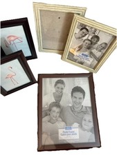 Studio Decor Brown  Cream Classic Frames set of 5. 2-4x6, 2-5x7, 8x10