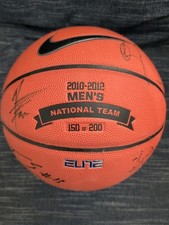 Team USA Autographed Basketball 2010-2012 Limited 200 Durant, Curry, Westbrook