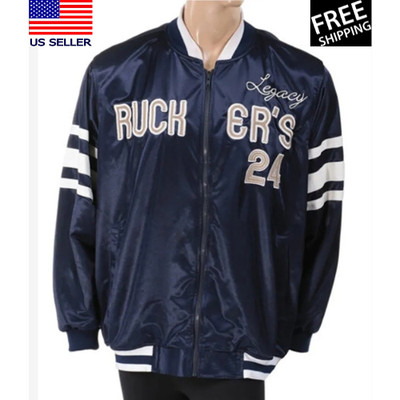 Denzel Washington Man on Fire Legacy Ruckers 24 John W. Creasy Satin Men Jacket