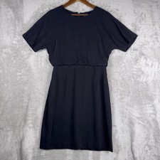 Banana Republic Little Black Blouson Mini Dress Women’s 6 Professional Chic