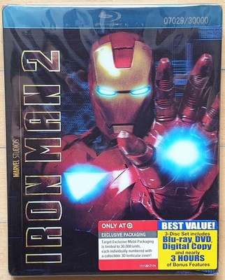 Iron Man 2 - Steelbook Lenticular (US Import) Blu-ray NEU/OVP