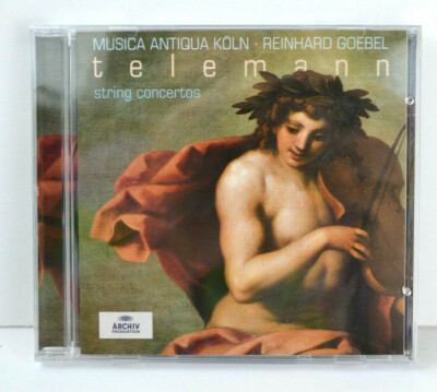 Musica Antiqua Koln Reinhard Goebel Telemann String Concertos CD (SEALED)