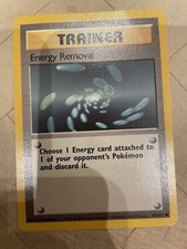 Pokemon TCG Energy Removal - Base Set (Shadowless) 92/102 MP
