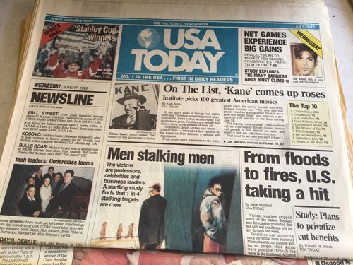 1998 Detroit Red Wings Stanley Cup Menge 6 Zeitungen Detroit Nachrichten kostenlose Presse - Bild 4 von 7