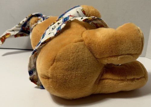 Vintage Disney Store Winnie the Pooh Pajama Plush Bear HOLIDAY CHRISTMAS 12” - Picture 7 of 8