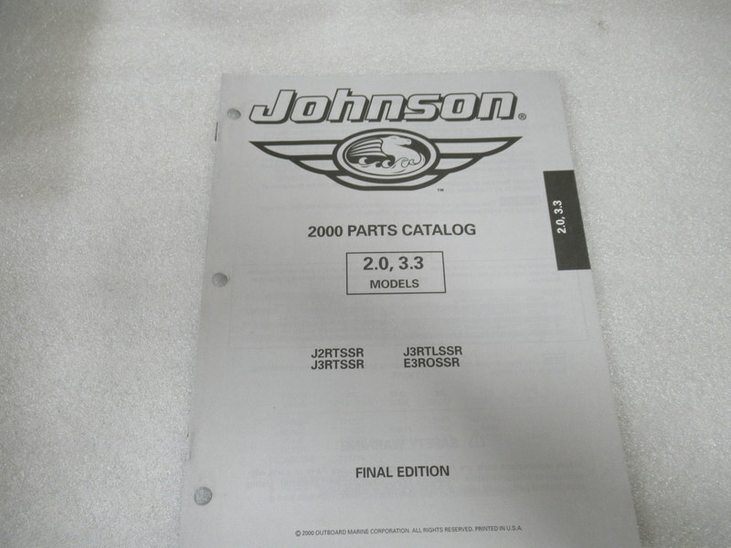 PM184 2000 Evinrude Outboards 2.0 3.3 Models Final Edition Parts