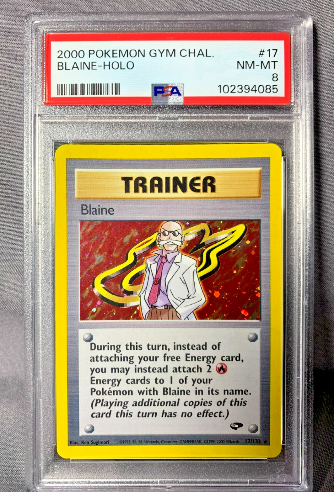 Blaine 17/132 Gym Challenge Holo