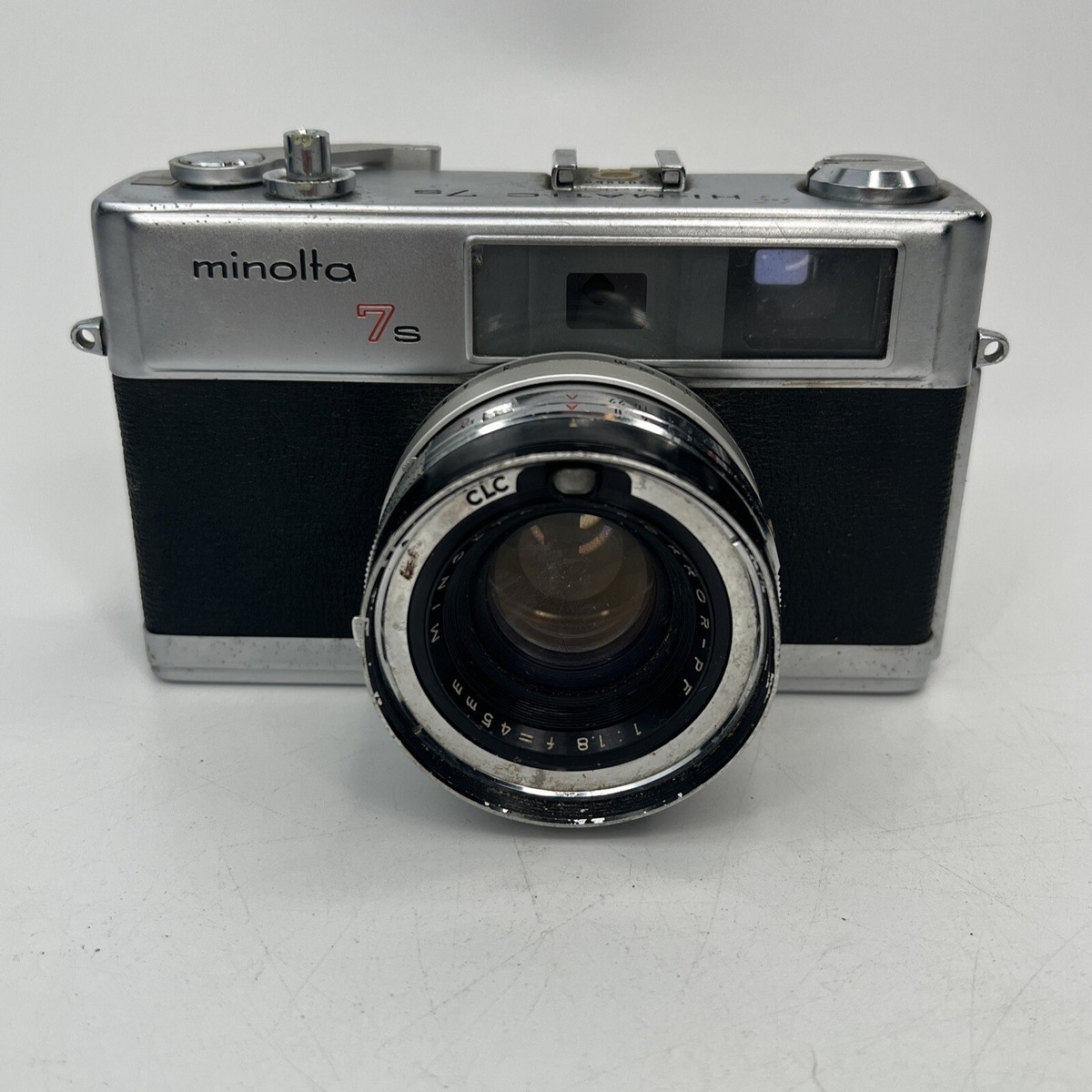 Minolta Hi-Matic 7s Film Camera 45mm lens Japan - Parts Or