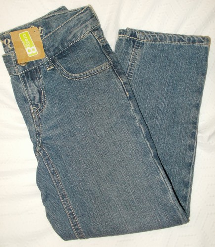 CRAZY 8 by Gymboree Girls Jean 5 Blue Denim adjustable waist Pants soft NWT - Picture 4 of 4