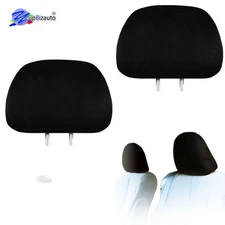 Pair Car Headrest Covers Seat Protector Easy Install Universal Fit For KIA