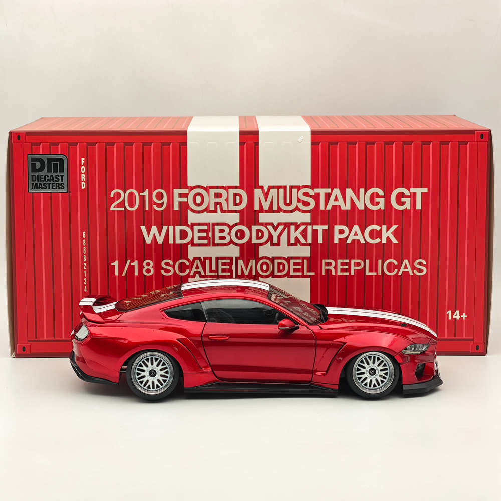 限定値下げDIECAST MASTERS FORD MUSTANG GT2019 1:18 DM Ford Mustang GT 2019 Widebodykit Pack RHD Miniature