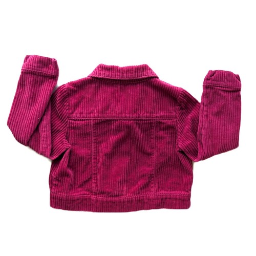 Cynthia Rowley Jacket Corduroy Magenta Pink 2023 Cotton 3-4 Years Girls Size 4 - Picture 6 of 10