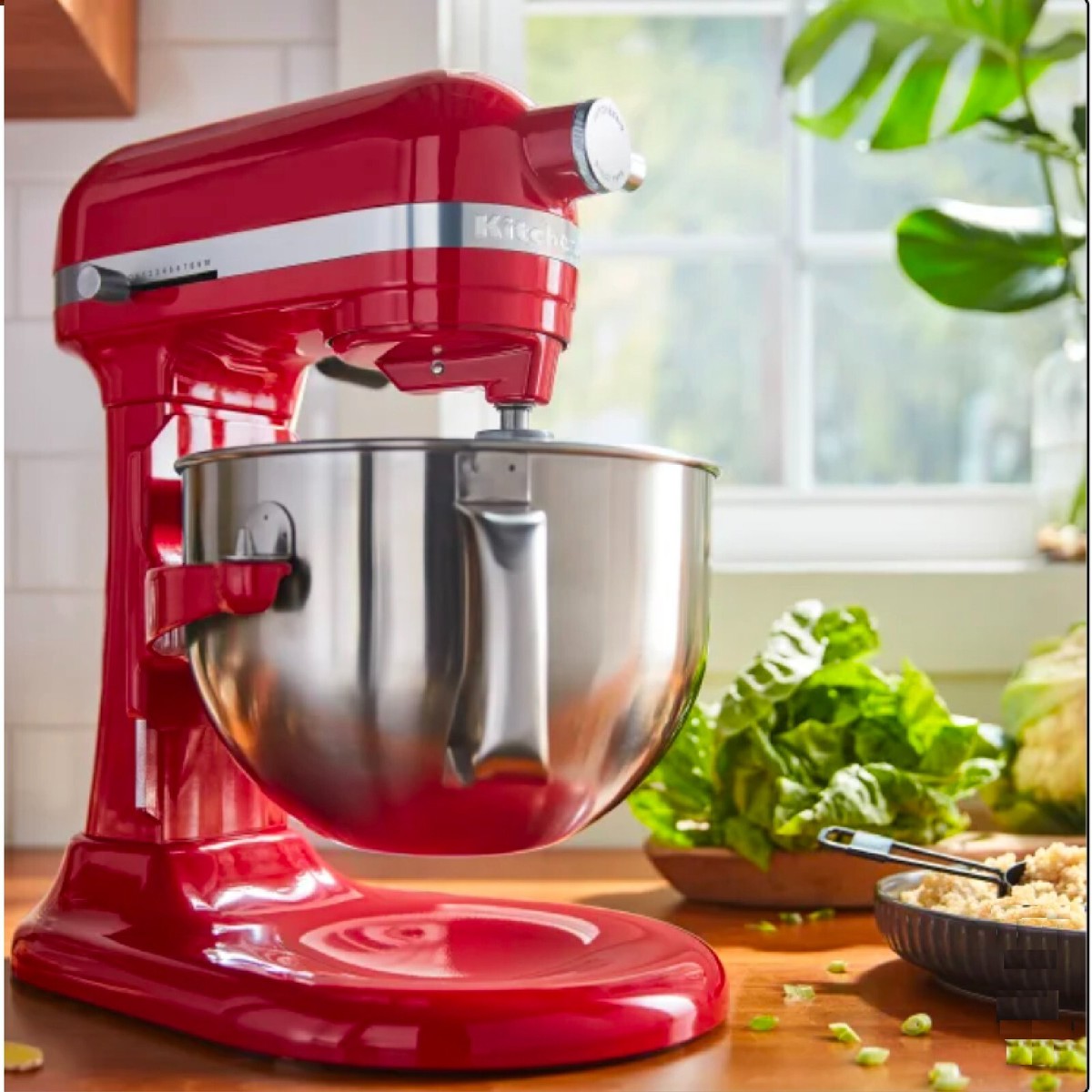 Kitchenaid KSM60SECXER 6 Quarts Bowl-Lift Stand Mixer - Red for