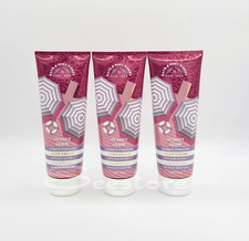 Bath Body Works Sunset Glow Ultimate Hydration Body Cream 8 oz New Set of 3