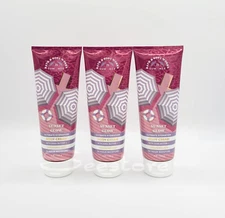 Bath & Body Works Sunset Glow Ultimate Hydration Body Cream 8 oz New Set of 3
