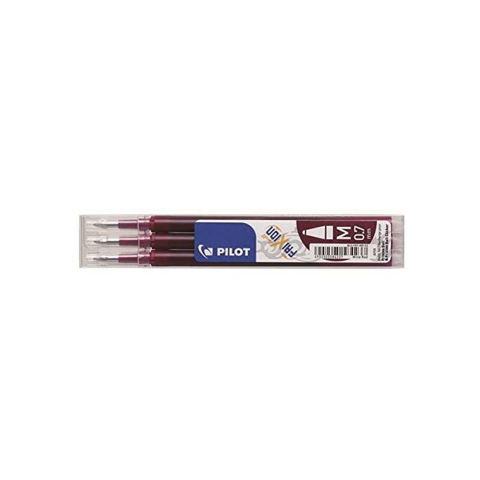 [Ref:584237] PILOT lot de 3 Recharge roller FRIXION BALL BLS-FR7 pointe moyenne