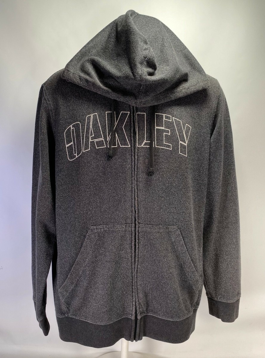 Oakley Men's Zip Up Hoodie Regular Fit Coupe Standard Medium