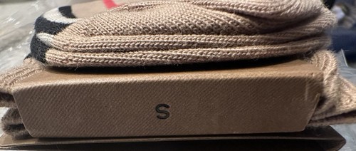 NWT Burberry Check Socks Beige Size S (35-37 Euro) - Picture 7 of 7