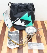 Vintage Unused MSR Whisperlite White Gas Stove With Storage Bag Tools and Manual