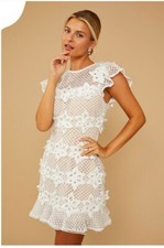 Vow'd Wedding Bellini Short Dress Color White M CLO003
